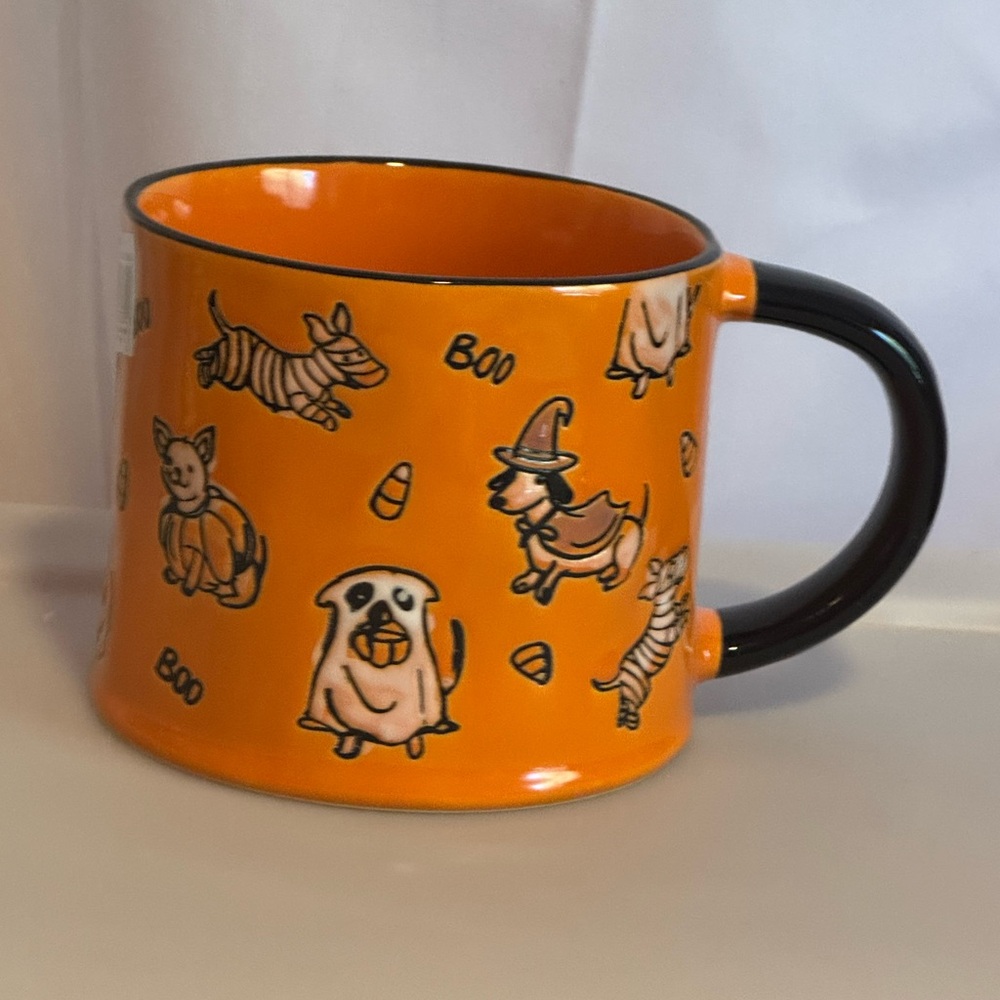 Dachshund dog theme Halloween mug